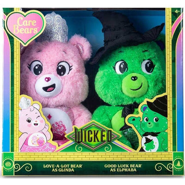 Care Bears x Wicked Glinda & Elphaba Plush 2 Pack - Planet Toys